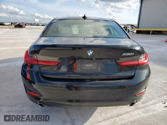 2020 BMW 3 Series 330i with VIN 3MW5R1J04L8B37143, listed as a Copart auction lot 58275205 with 29,938 mi miles and Salvage title. Bid and sale history available at DreamBid. Image 6.