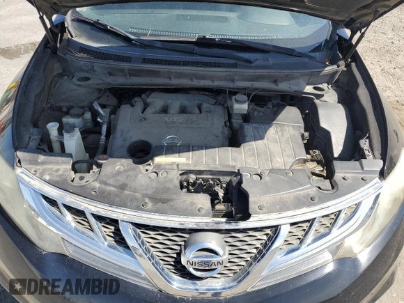 2012 Nissan Murano SV with VIN JN8AZ1MW4CW234808, listed as a Copart auction lot 54537125 with 143,570 mi miles and Salvage Title. Bid and sale history available at carsss.com. Image 12.