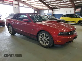 2010 Ford Mustang GT with VIN 1ZVBP8FH2A5100327, listed as a Copart auction lot 58474295 with 50,752 mi miles and Salvage title. Bid and sale history available at DreamBid. Image 4.