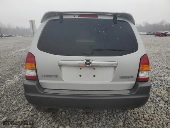 2003 Mazda Tribute LX with VIN 4F2YZ94113KM55268, listed as a Copart auction lot 45026945 with 244,366 mi miles and Salvage Title. Bid and sale history available at carsss.com. Image 6.