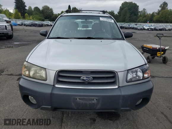 2003 Subaru Forester X with VIN JF1SG63613H738103, listed as a Copart auction lot 71112514 with 192,795 mi miles and Salvage Title. Bid and sale history available at carsss.com. Image 5.