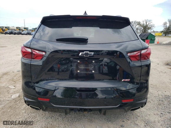 2022 Chevrolet Blazer RS with VIN 3GNKBERS9NS234696, listed as a Copart auction lot 65832234 with 27,902 mi miles and Salvage Title. Bid and sale history available at carsss.com. Image 6.