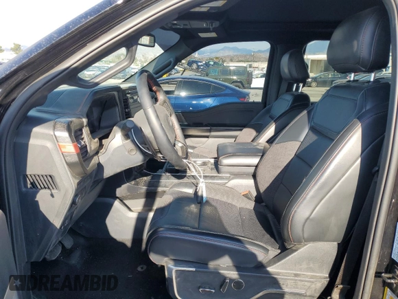 2024 Ford F-150 Raptor with VIN 1FTFW1RG3RFB11151, listed as a Copart auction lot 42825835 with 8,270 mi miles and Salvage Title. Bid and sale history available at DreamBid. Image 7.