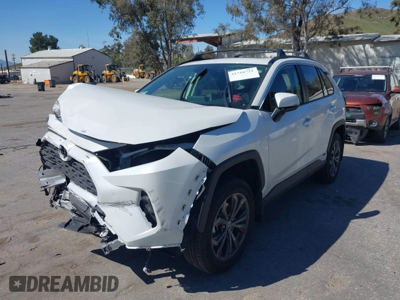2024 Toyota RAV4 Hybrid XLE Premium with VIN JTMB6RFV3RJ059534, listed as a IAAI auction lot 41716721 with 6,319 mi miles. Bid and sale history available at carsss.com. Image 2.