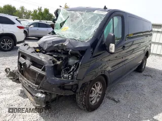 2021 Ford Transit Passenger XL with VIN 1FBAX2Y88MKA52013, listed as a Copart auction lot 70602044 with Not Provided miles and Salvage Title. Bid and sale history available at DreamBid. Image 1.
