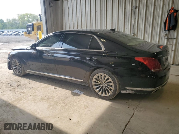2017 Genesis G90 Premium z VIN KMHG34JA8HU027869, wystawiony jako Copart lot #59992215 z przebiegiem 143 421 mil mil oraz Czysty tytuł • Clean title. Historia ofert i sprzedaży dostępna na DreamBid. Obrazek 2.