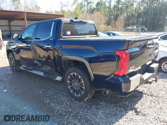 2023 Toyota Tundra Limited with VIN 5TFJA5DB6PX105721, listed as a IAAI auction lot 41397421 with 44,822 mi miles and . Bid and sale history available at DreamBid. Image 3.