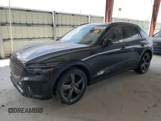 2022 Genesis GV70 2.5T with VIN KMUMADTB5NU034130, listed as a Copart auction lot 55062135 with Not Provided miles and Salvage Title. Bid and sale history available at DreamBid. Image 1.