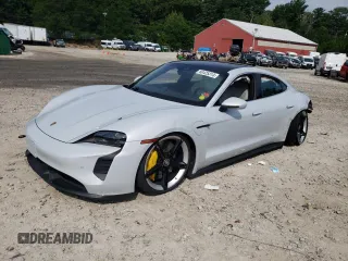 2021 Porsche Taycan Turbo z VIN WP0AC2Y15MSA63418, wystawiony jako Copart lot #60425313 z przebiegiem Nie podano mil oraz . Historia ofert i sprzedaży dostępna na DreamBid. Obrazek 1.