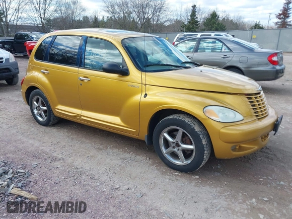2002 Chrysler PT Cruiser Limited with VIN 3C8FY68B52T332824, listed as a IAAI auction lot 42097107 with 125,258 mi miles. Bid and sale history available at carsss.com. Image 1.