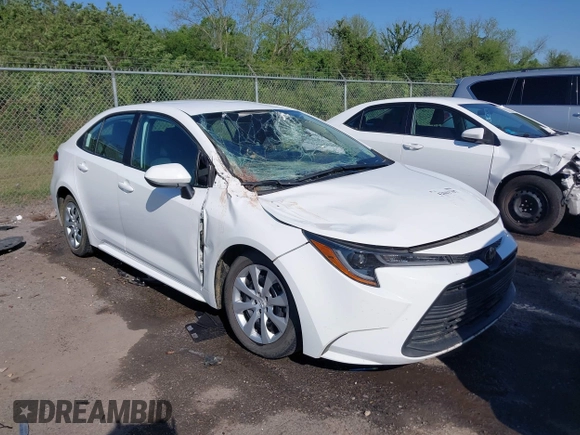 2023 Toyota Corolla LE with VIN 5YFB4MDE8PP069156, listed as a IAAI auction lot 42041707 with 49,568 mi miles and . Bid and sale history available at DreamBid. Image 1.