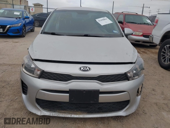 2020 Kia Rio LX with VIN 3KPA24AD4LE297180, listed as a IAAI auction lot 41498864 with 121,090 mi miles. Bid and sale history available at carsss.com. Image 11.
