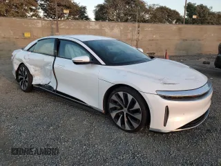 2023 Lucid Air Touring with VIN 50EA1TEA3PA002281, listed as a Copart auction lot 82719864 with 0 mi miles and Salvage Title. Bid and sale history available at carsss.com. Image 4.