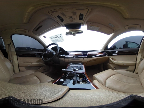2013 Audi A8 L 3.0L with VIN WAURGAFD4DN013035, listed as a IAAI auction lot 41591570 with 152,859 mi miles. Bid and sale history available at carsss.com. Image 18.