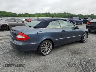 2007 Mercedes-Benz CLK 350 with VIN WDBTK56F87T083880, listed as a Copart auction lot 53689374 with 81,596 mi miles and Salvage Title. Bid and sale history available at DreamBid. Image 3.
