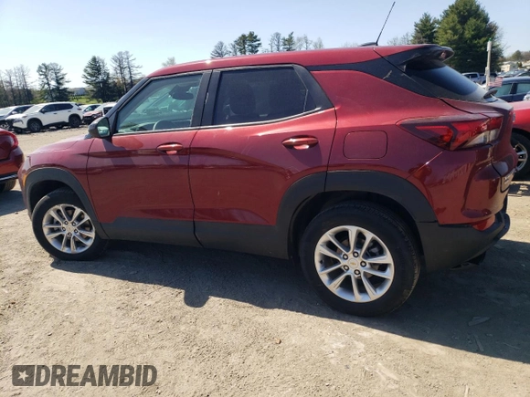 2024 Chevrolet TrailBlazer LS with VIN KL79MNSLXRB134481, listed as a Copart auction lot 53286015 with 13,839 mi miles and Salvage Title. Bid and sale history available at DreamBid. Image 2.