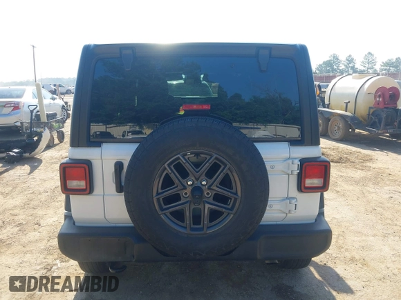 2024 Jeep Wrangler Sport S with VIN 1C4PJXDN2RW276247, listed as a IAAI auction lot 42323514 with 19,162 mi miles and . Bid and sale history available at DreamBid. Image 16.
