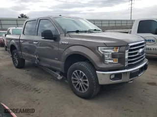 2016 Ford F-150 XLT with VIN 1FTEW1EP9GKE63480, listed as a Copart auction lot 42221165 with 134,293 mi miles and Salvage Title. Bid and sale history available at carsss.com. Image 4.