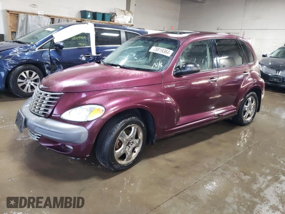 2001 Chrysler PT Cruiser with VIN 3C8FY4BB01T267473, listed as a Copart auction lot 78819364 with 146,667 mi miles and Salvage Title. Bid and sale history available at DreamBid. Image 1.