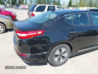 2013 Kia Optima Hybrid EX with VIN KNAGM4AD5D5049552, listed as a IAAI auction lot 42052478 with 175,388 mi miles. Bid and sale history available at carsss.com. Image 6.