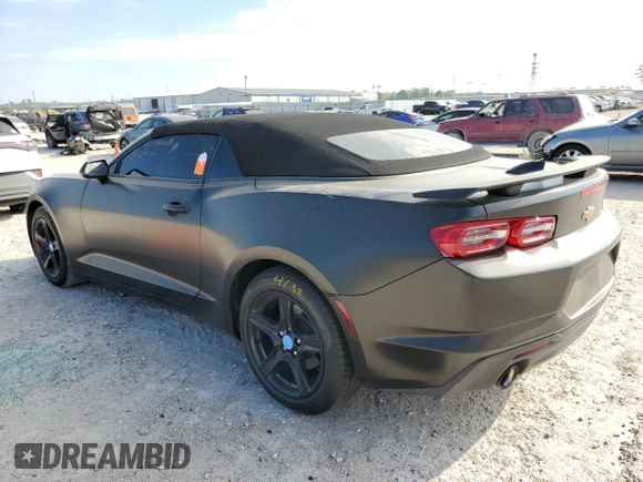 2020 Chevrolet Camaro 1LT with VIN 1G1FB3DS3L0130532, listed as a Copart auction lot 44820173 with 64,408 mi miles. Bid and sale history available at carsss.com. Image 2.