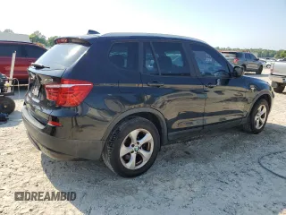 2012 BMW X3 28i with VIN 5UXWX5C53CL727323, listed as a Copart auction lot 53042285 with 198,070 mi miles and Salvage Title. Bid and sale history available at DreamBid. Image 3.
