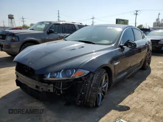 2013 Jaguar XF with VIN SAJWA8JCXDMS76359, listed as a Copart auction lot 55196914 with 85,266 mi miles and Salvage Title. Bid and sale history available at DreamBid. Image 1.