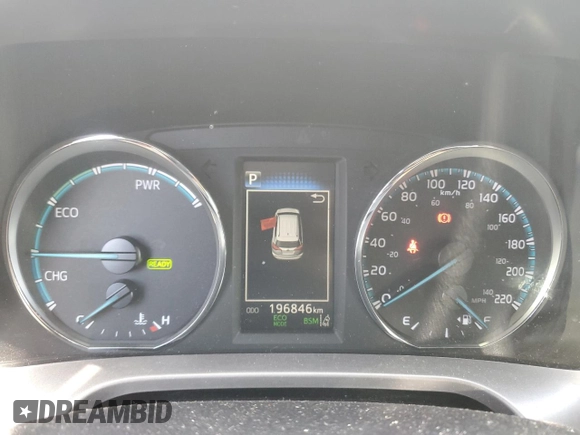2018 Toyota RAV4 Hybrid SE with VIN JTMJJREV2JD230126, listed as a Copart auction lot 62574005 with 196,846 mi miles and Salvage title. Bid and sale history available at DreamBid. Image 9.