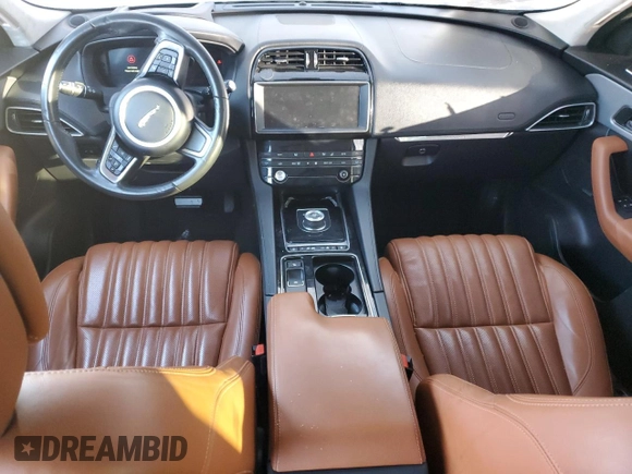 2019 Jaguar F-Pace 30t Portfolio with VIN SADCN2GX5KA365434, listed as a Copart auction lot 41701755 with 59,124 mi miles and Salvage title. Bid and sale history available at DreamBid. Image 8.