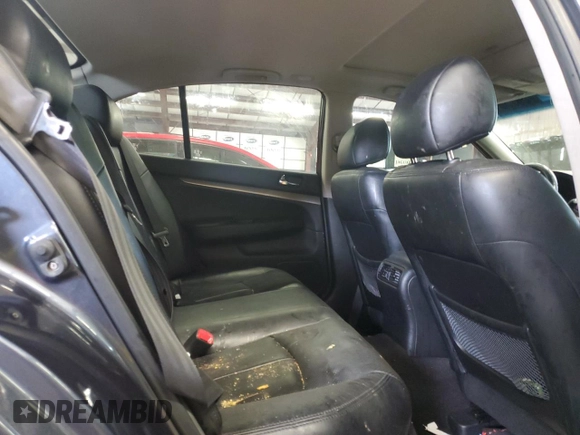 2011 Infiniti G25 x with VIN JN1DV6AR9BM452272, listed as a Copart auction lot 56738105 with 190,056 mi miles and Salvage title. Bid and sale history available at DreamBid. Image 10.
