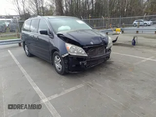 2007 Honda Odyssey EX z VIN 5FNRL38497B077470, wystawiony jako IAAI lot #41921053 z przebiegiem 185 190 mil mil oraz . Historia ofert i sprzedaży dostępna na DreamBid. Obrazek 1.