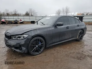 2022 BMW 3 Series M340i xDrive with VIN 3MW5U9J01N8C39211, listed as a Copart auction lot 86529384 with 50,219 mi miles and Salvage Title. Bid and sale history available at carsss.com. Image 1.