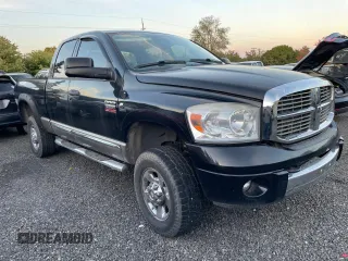 2008 Dodge Ram 3500 Laramie with VIN 3D7MX38AX8G221632, listed as a Copart auction lot 81202544 with 217,087 mi miles and Salvage Title. Bid and sale history available at carsss.com. Image 1.