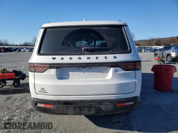 2023 Jeep Wagoneer Series II Carbide with VIN 1C4SJVBP3PS559313, listed as a Copart auction lot 87649695 with 15,837 mi miles and Salvage title. Bid and sale history available at DreamBid. Image 6.