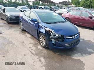 2015 Hyundai Elantra SE z VIN 5NPDH4AE9FH583692, wystawiony jako IAAI lot #42364514 z przebiegiem 156 282 mil mil oraz . Historia ofert i sprzedaży dostępna na DreamBid. Obrazek 1.