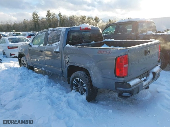 2022 Chevrolet Colorado 4WD Z71 with VIN 1GCGTDEN2N1305244, listed as a IAAI auction lot 41524704 with NaN miles. Bid and sale history available at carsss.com. Image 3.