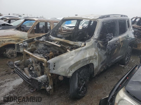 2018 Jeep Renegade Trailhawk with VIN ZACCJBCB0JPH23829, listed as a Copart auction lot 87062194 with 0 mi miles and Salvage Title. Bid and sale history available at carsss.com. Image 1.
