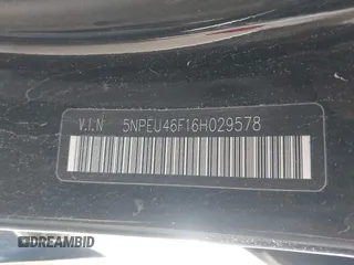 2006 Hyundai Sonata GLS with VIN 5NPEU46F16H029578, listed as a IAAI auction lot 41740634 with 241,166 mi miles and . Bid and sale history available at DreamBid. Image 9.