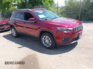 2021 Jeep Cherokee Latitude Lux with VIN 1C4PJMMX1MD166164, listed as a IAAI auction lot 42615473 with 90,343 mi miles and . Bid and sale history available at DreamBid. Image 1.