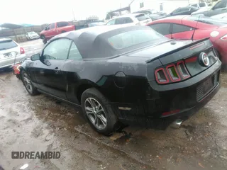 2014 Ford Mustang V6 with VIN 1ZVBP8EM8E5262595, listed as a IAAI auction lot 41754844 with 187,459 mi miles. Bid and sale history available at carsss.com. Image 3.