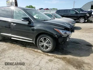 2019 Infiniti QX60 Pure with VIN 5N1DL0MN4KC570093, listed as a Copart auction lot 55215625 with 103,646 mi miles and Salvage title. Bid and sale history available at DreamBid. Image 14.