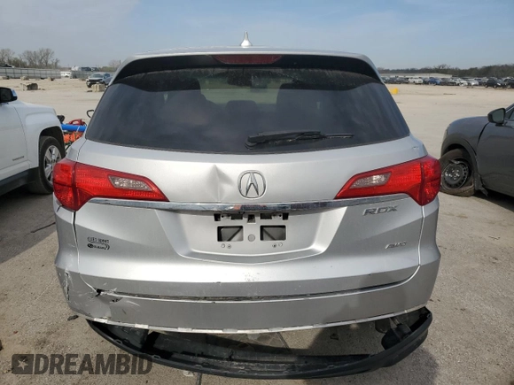 2014 Acura RDX Technology with VIN 5J8TB4H57EL017657, listed as a Copart auction lot 52564615 with 249,434 mi miles and Salvage title. Bid and sale history available at DreamBid. Image 6.