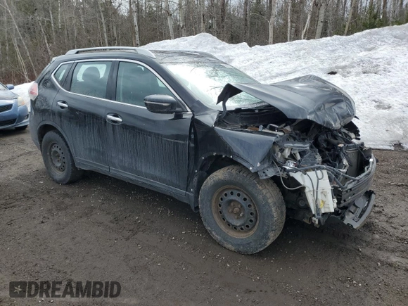 2015 Nissan Rogue S with VIN 5N1AT2MT6FC876568, listed as a Copart auction lot 50092175 with 182,218 mi miles and Salvage Title. Bid and sale history available at carsss.com. Image 4.