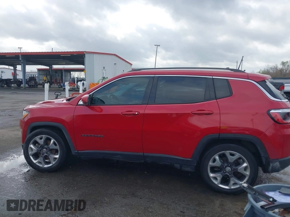 2019 Jeep Compass Limited with VIN 3C4NJCCB9KT793600, listed as a IAAI auction lot 41558619 with 75,682 mi miles. Bid and sale history available at carsss.com. Image 14.