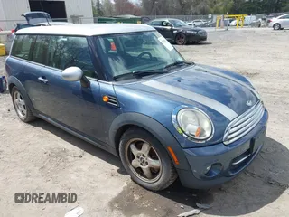 2011 MINI Clubman with VIN WMWZF3C57BTX81693, listed as a IAAI auction lot 42188813 with 86,533 mi miles and . Bid and sale history available at DreamBid. Image 1.