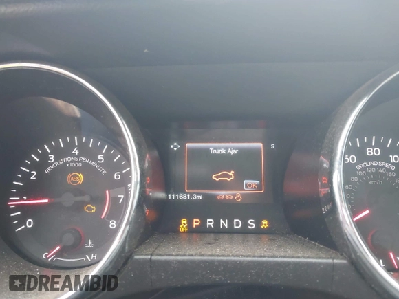 2015 Ford Mustang V6 with VIN 1FATP8EM9F5383523, listed as a IAAI auction lot 41892378 with 111,681 mi miles and . Bid and sale history available at DreamBid. Image 7.