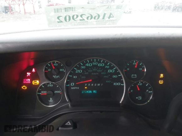 2017 Chevrolet Express Cargo Van with VIN 1GCZGHFG6H1292104, listed as a IAAI auction lot 41662902 with 272,436 mi miles. Bid and sale history available at carsss.com. Image 7.
