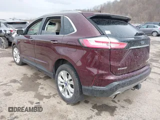 2020 Ford Edge Titanium with VIN 2FMPK4K90LBA26169, listed as a IAAI auction lot 41848710 with 86,987 mi miles. Bid and sale history available at carsss.com. Image 3.