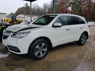 2016 Acura MDX with VIN 5FRYD3H27GB013997, listed as a Copart auction lot 82675154 with 97,776 mi miles and Salvage Title. Bid and sale history available at carsss.com. Image 1.