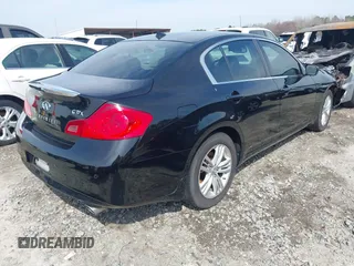 2013 Infiniti G37 x with VIN JN1CV6AR3DM752260, listed as a IAAI auction lot 41780566 with 108,985 mi miles and . Bid and sale history available at carsss.com. Image 4.